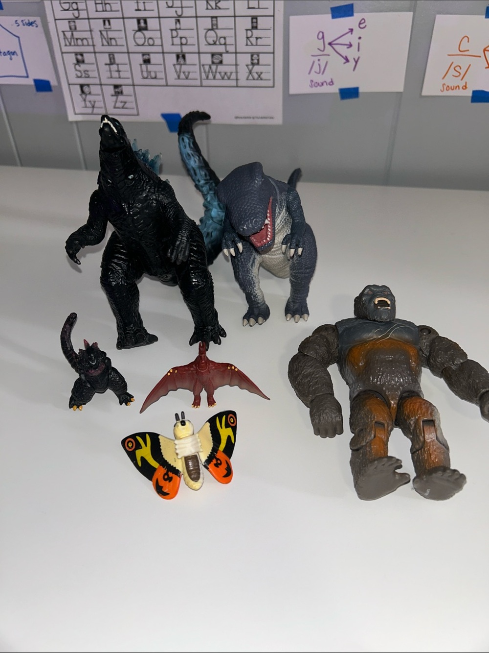 Godzilla + King Kong Children’s Figurine Toy Bundle